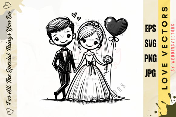 C3146: A Premium Collection of Wedding & Love Vectors