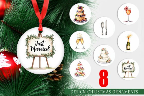 Charming Vintage Botanical Ornaments for Festive Crafting