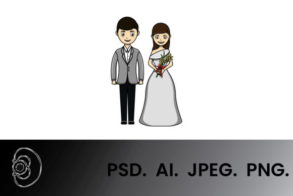 Charming Wedding Couple Cartoon Vector: A Designer's Guide