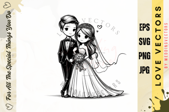 Cherishing Love: The Minimal Luxury Wedding Vector Collection