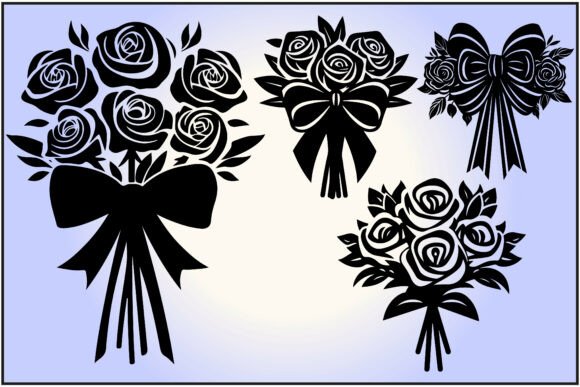 Designing Romance: The Rose Flower Bouquet Wedding Decor Set