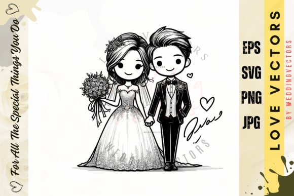 Designing Timeless Romance: The C4872 Love Vectors