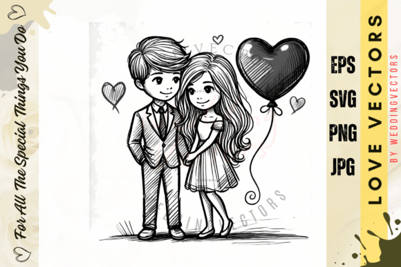 Wedding Couple and Love Vectors: Elevating Your Romantic Designs